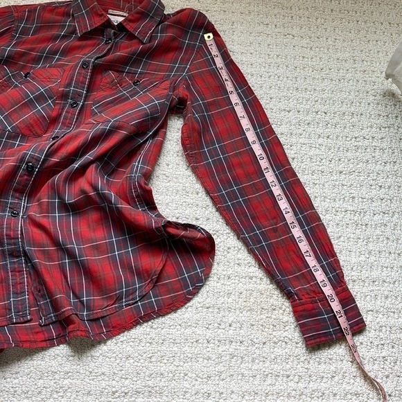 Denim & Supply Ralph Lauren Women’s Plaid RL Utility Shirt Buttondown Size Small - Picture 10 of 11